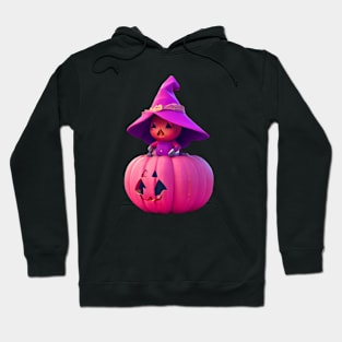 Halloween pink pumpkin Hoodie